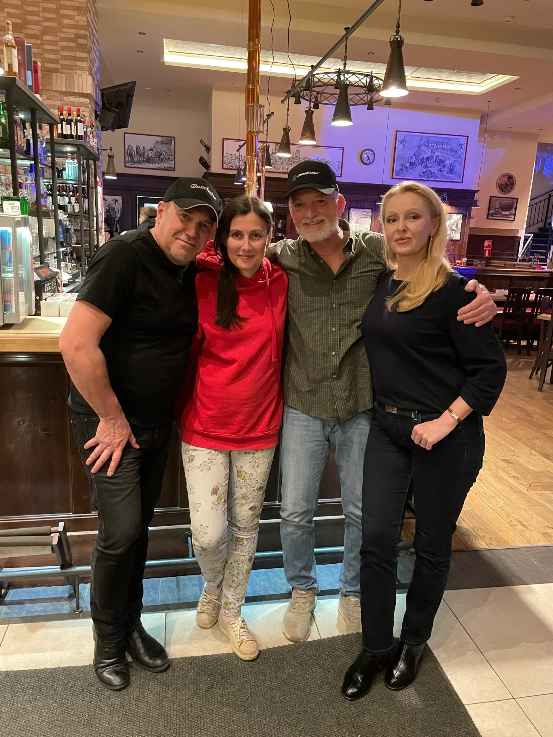 Playing guitar outdoors